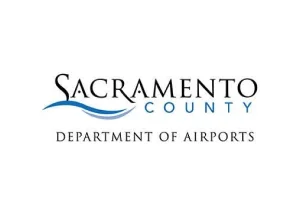 Sacramento county department of airport logo